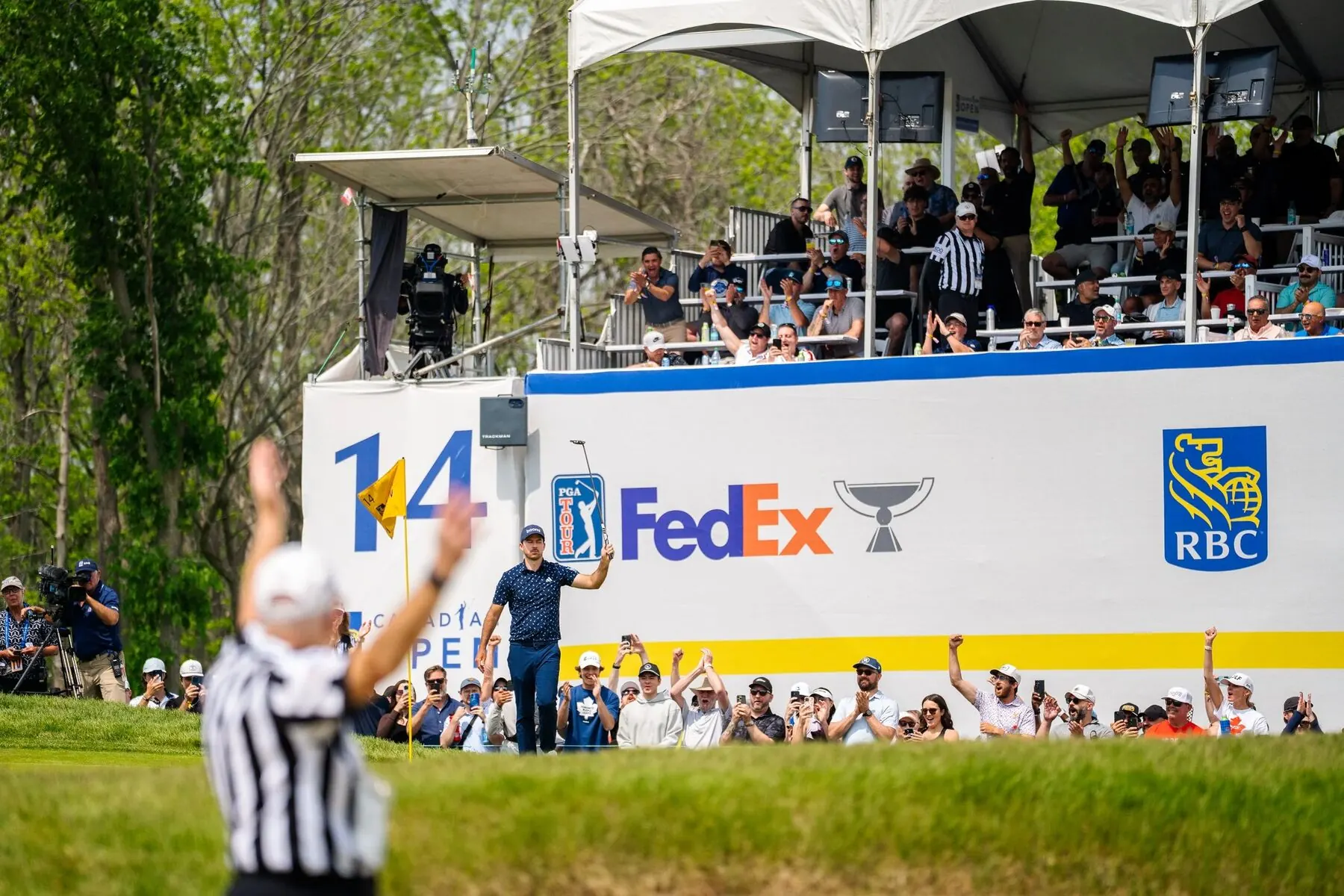 Gallery and grandstand at the RBC Canadian Open