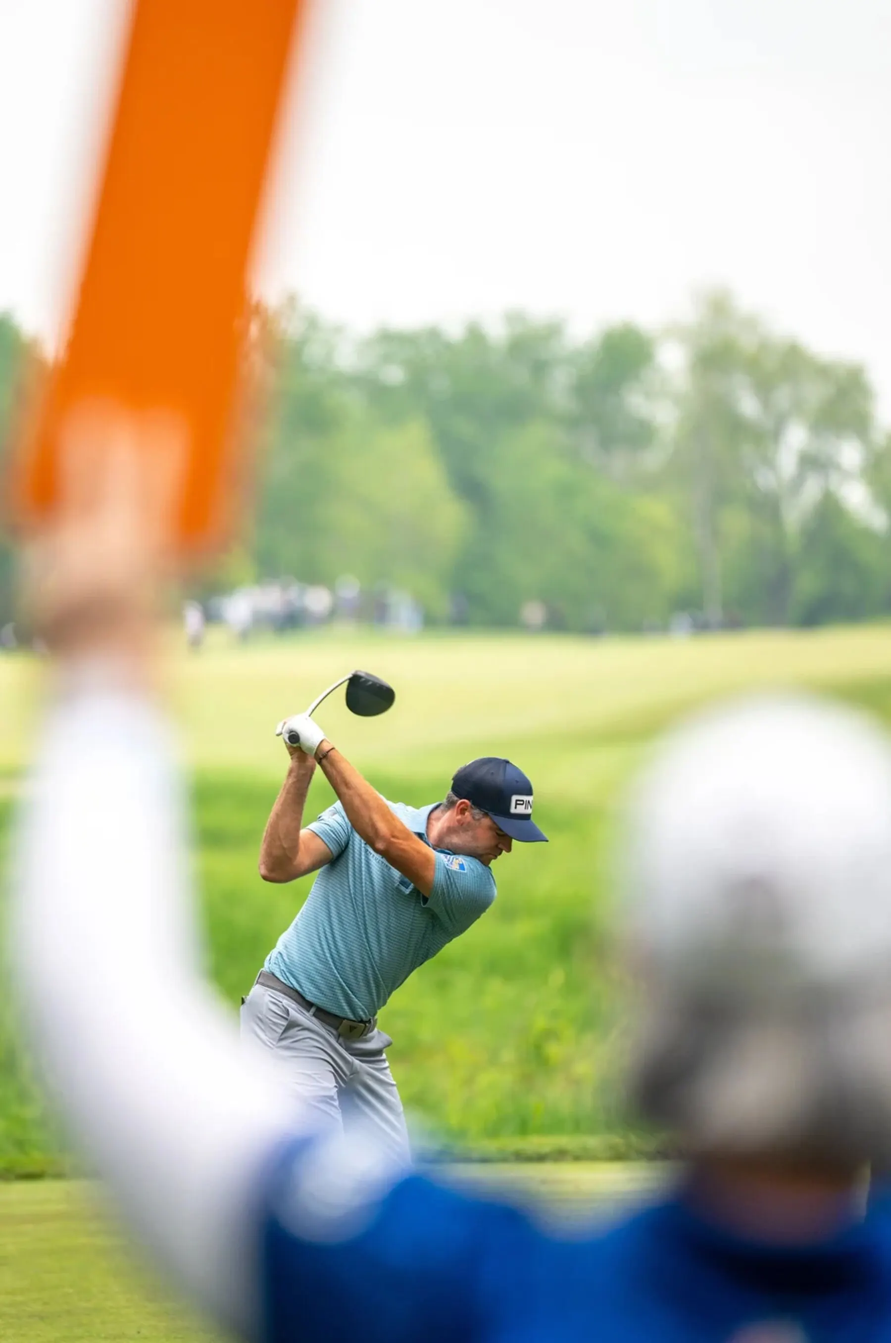Golfer on the tee at the RBC Canadian Open