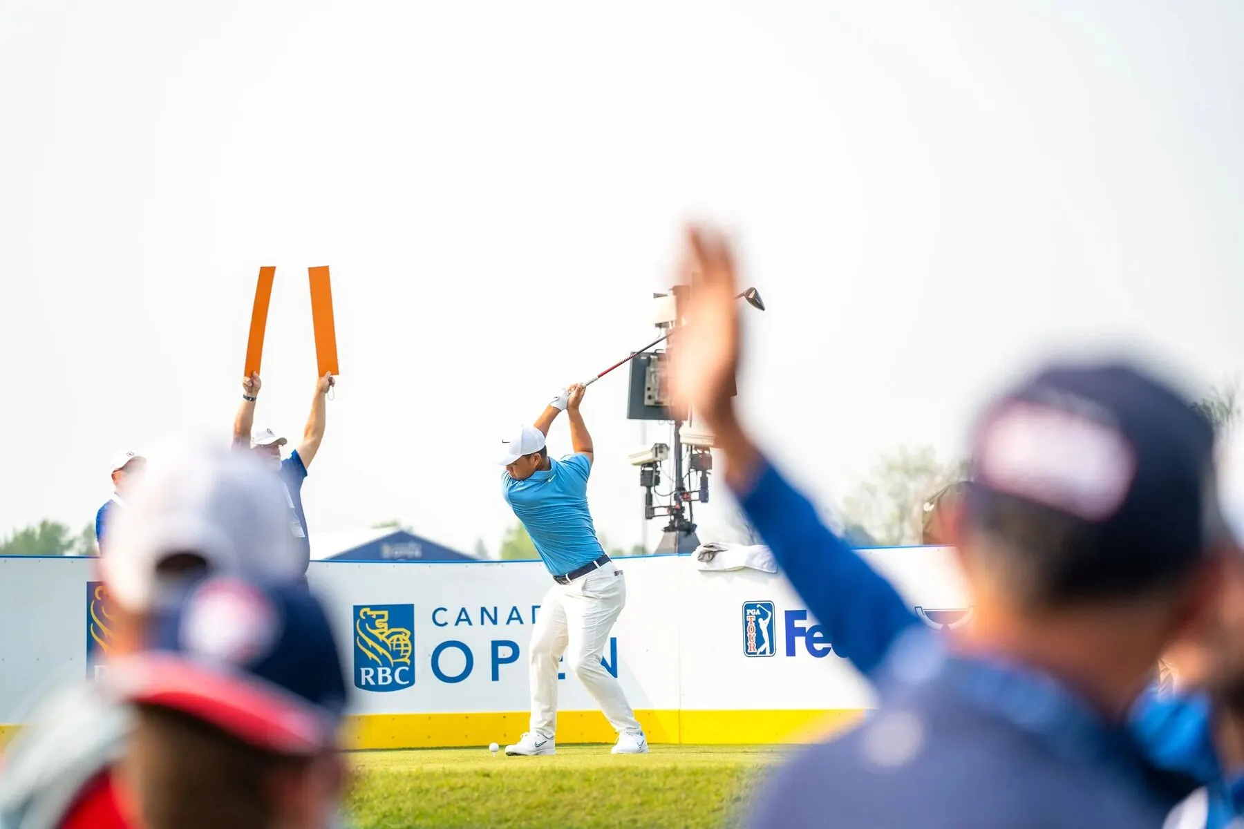 Golfer on the fairway at the RBC Canadian Open