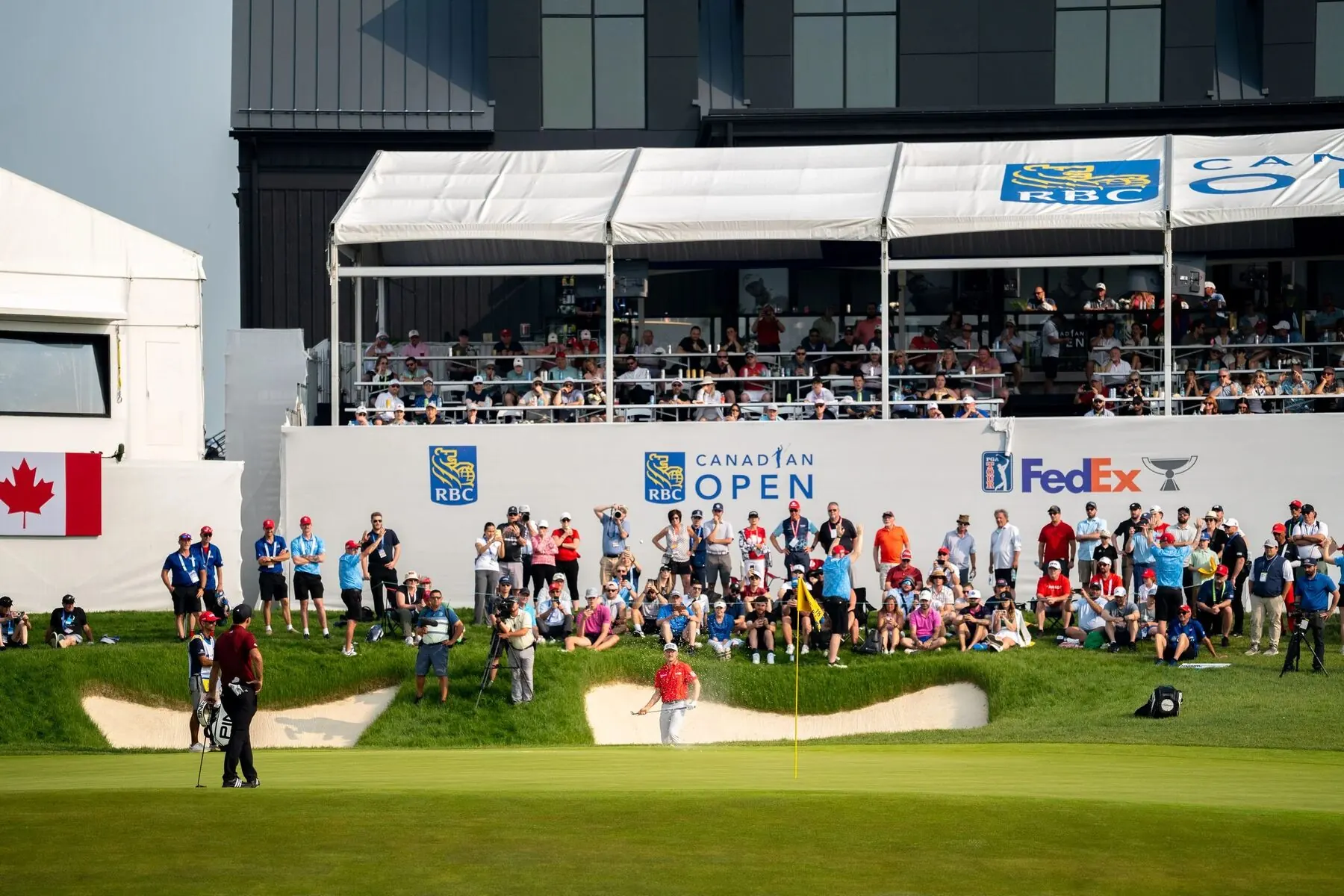Grandstand and crowd at the RBC Canadian Open