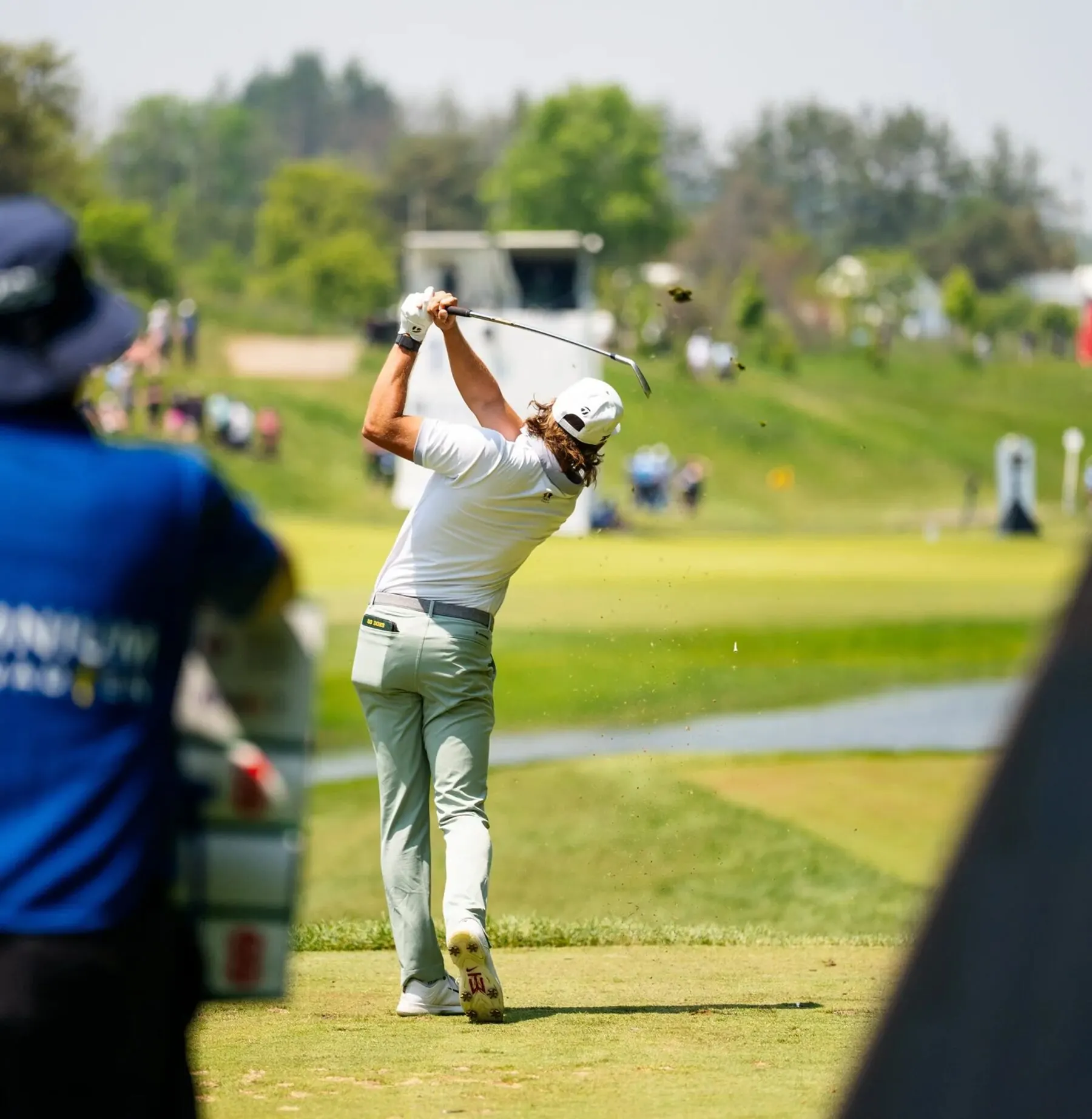 Golfer in the bunker at the RBC Canadian Open