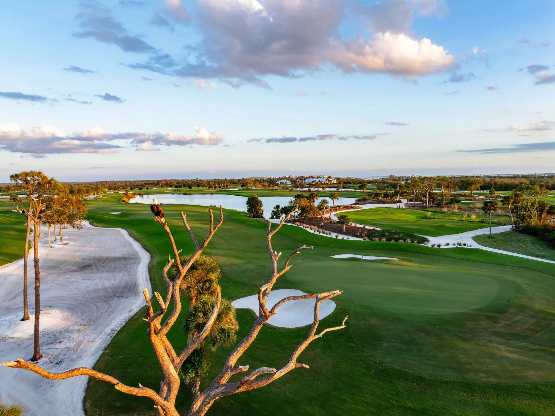 Fairway and bunkers at Coral Creek Club
