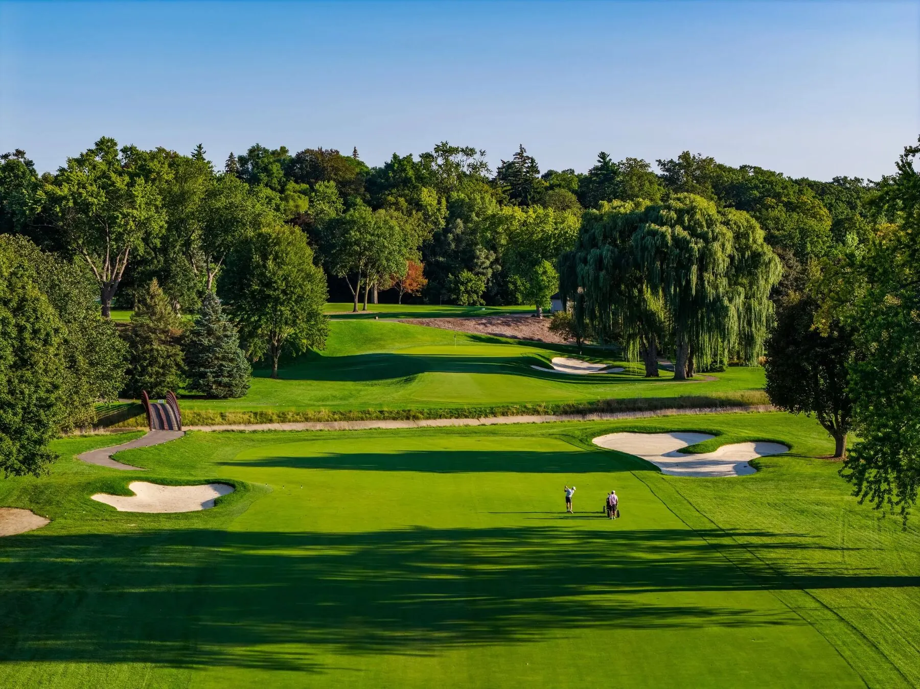 Green and bunkers at Lambton