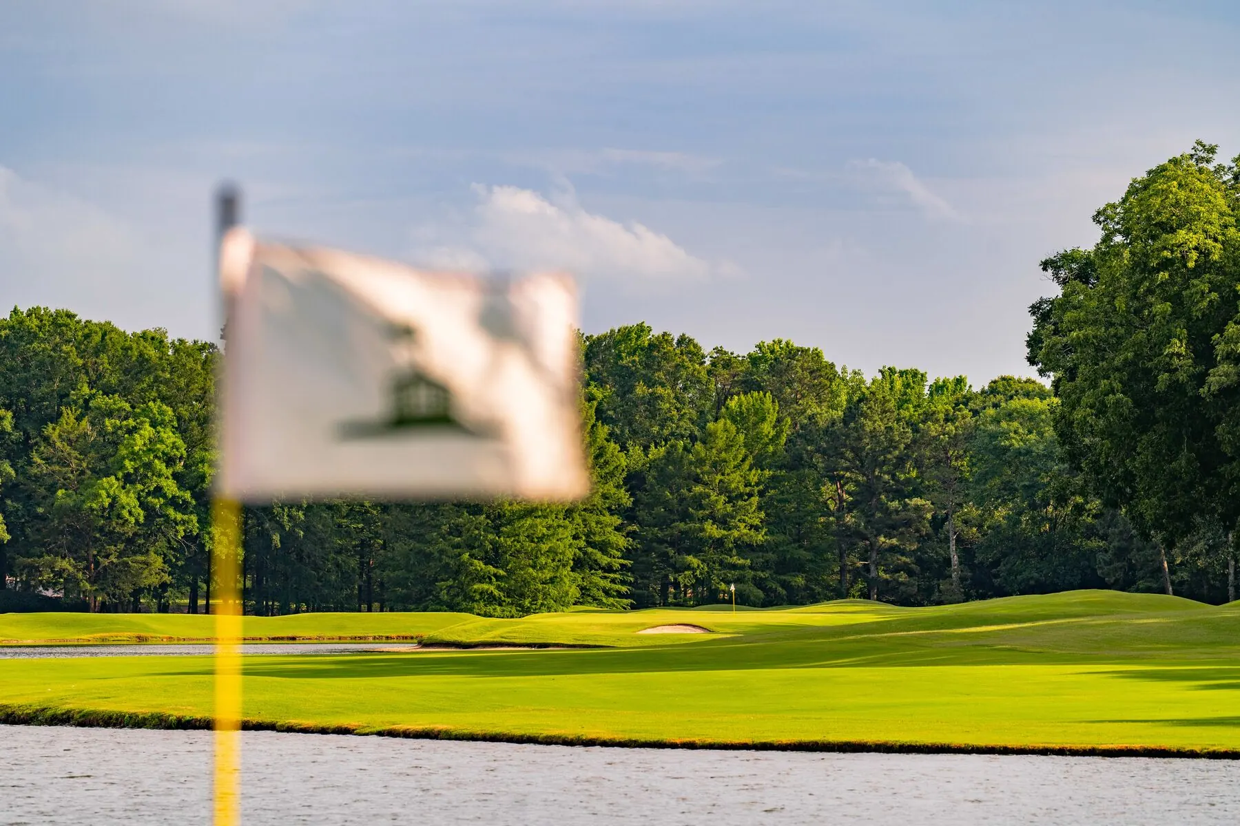 Green and fairway at Old Waverly