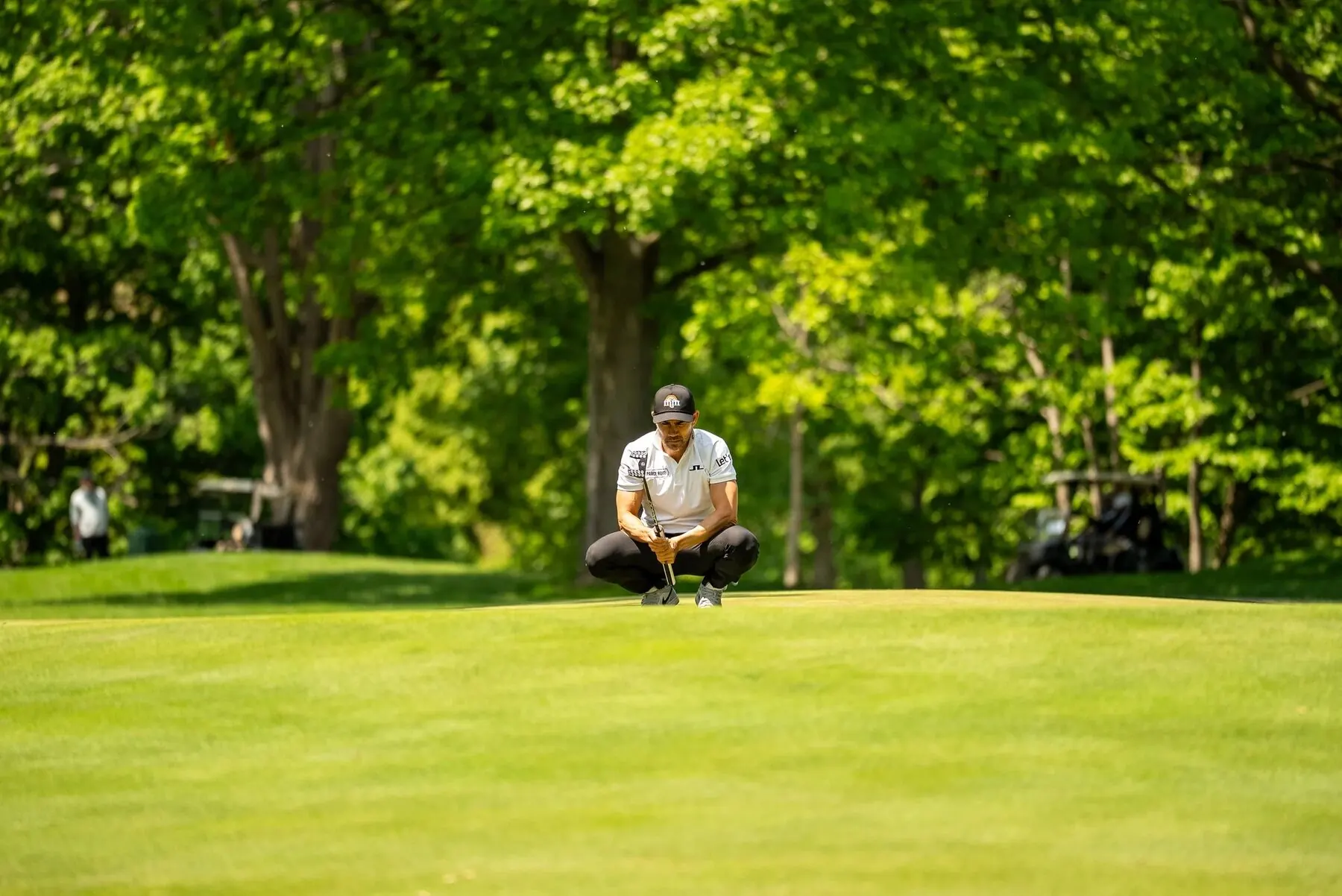 Green and bunkers at the US Open Qualifier